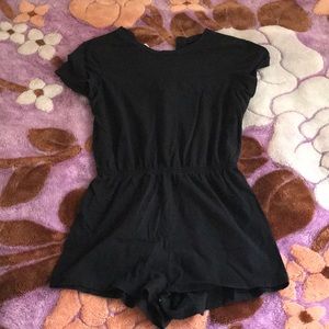 American apparel black romper